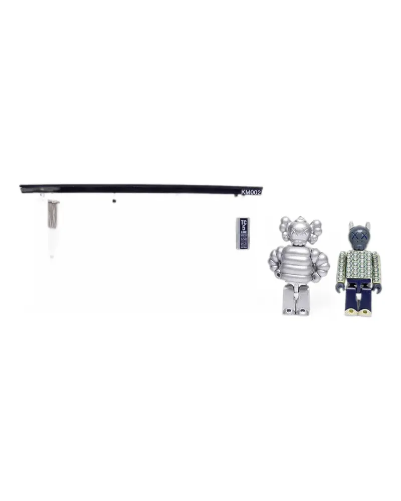 KAWS x Medicom Bus Stopp Series Volume 3 Vinyl-Figur - Silber Silber