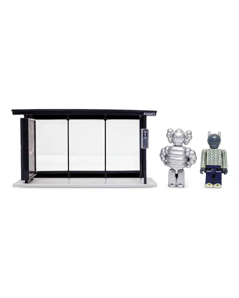 KAWS x Medicom Bus Stopp Series Volume 3 Vinyl-Figur - Silber Silber