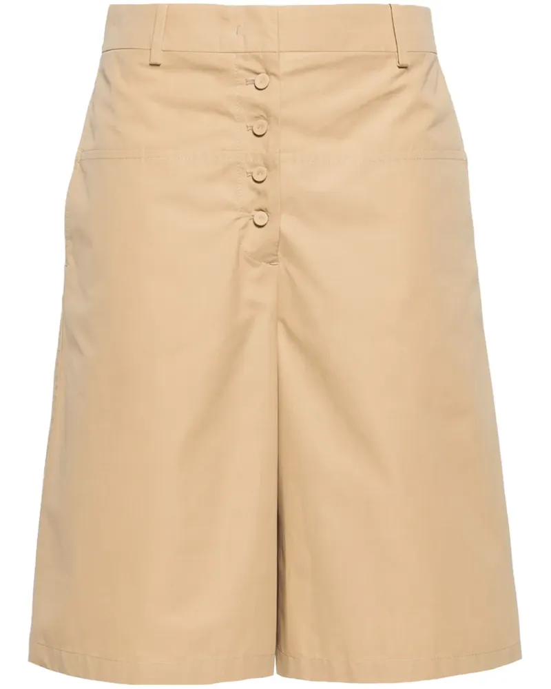 Jil Sander Shorts mit hohem Bund - Nude Nude