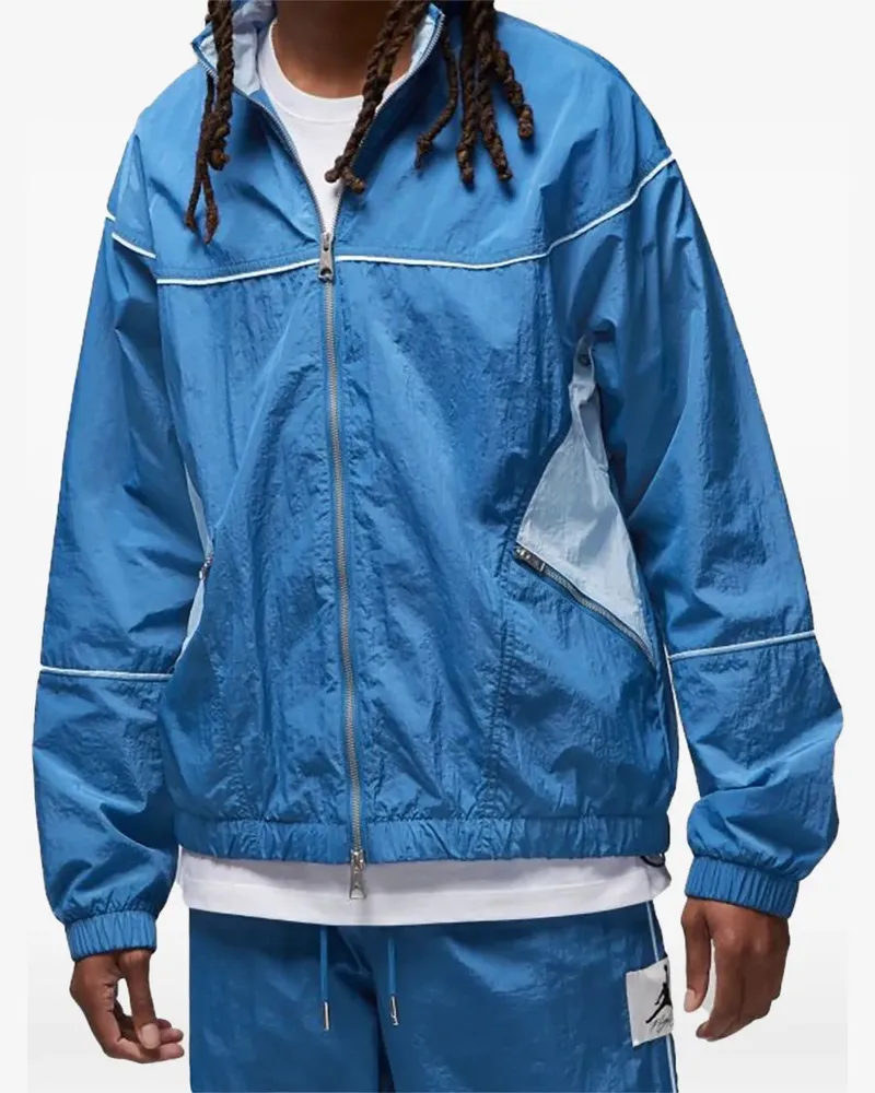 Jordan Air  Jacke mit Logo-Patch - Blau Blau