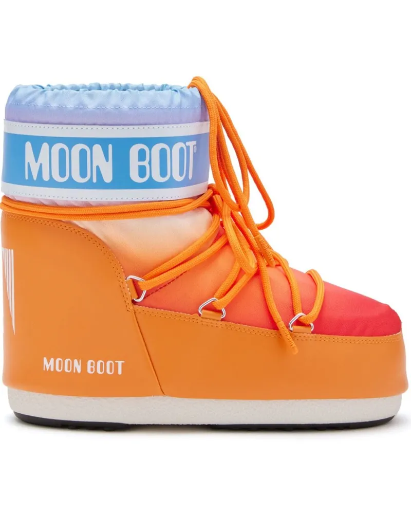 Moon Boot Icon Stiefel mit Logo-Print - Orange Orange