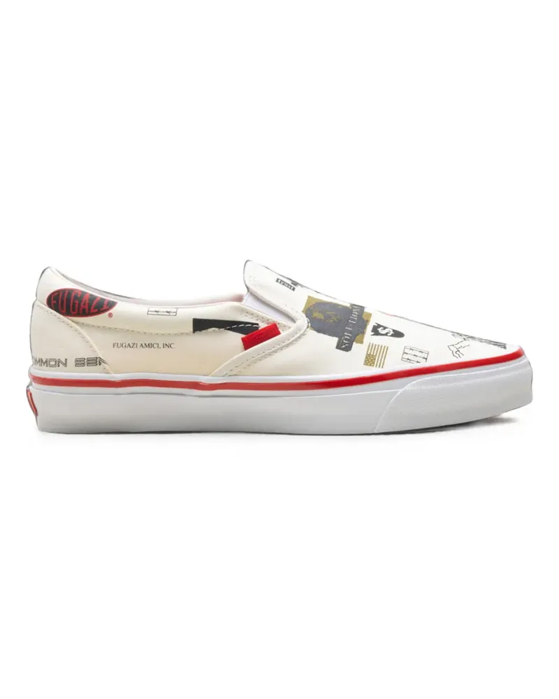 Vans LX Classic Slip-On 98 Sneakers - Weiß Weiß