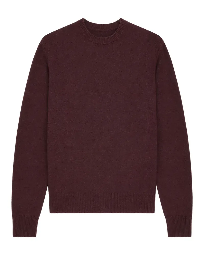 Emporio Armani crew-neck ribbed-trim sweater - Rot Rot