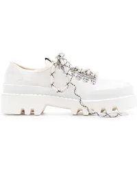 Proenza Schouler City lug-sole lace-up shoes Weiß