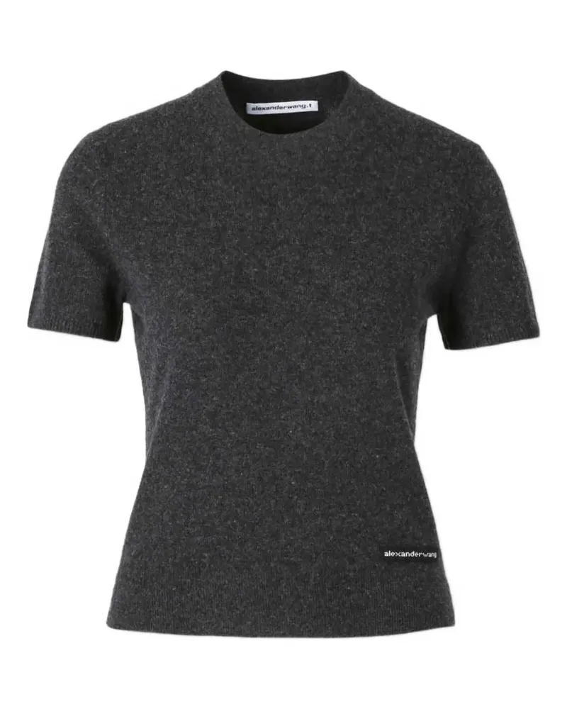 Alexander Wang round neck short-sleeve T-shirt - Grau Grau