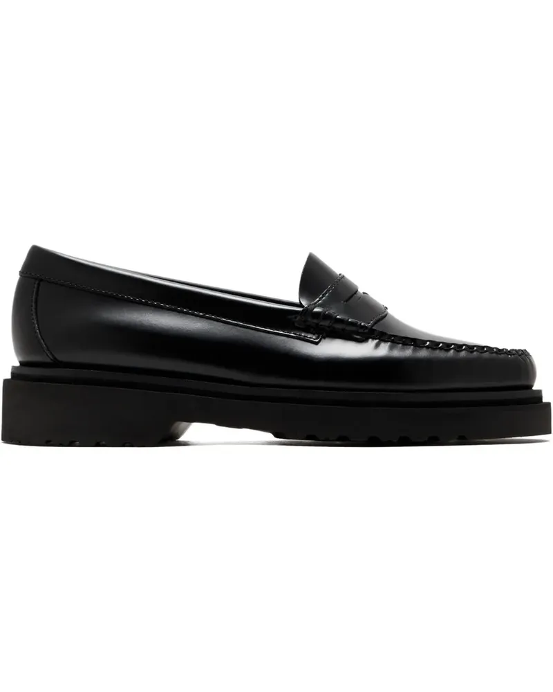 G.H. Bass & Co. Penny-Loafer aus Leder - Schwarz Schwarz