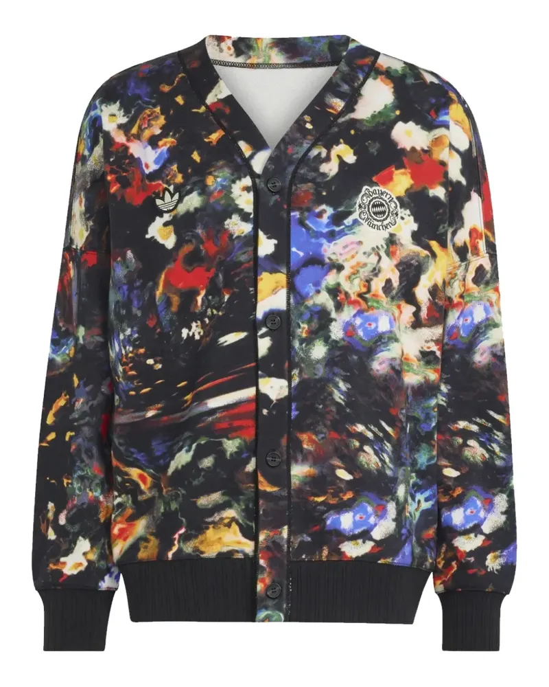 adidas Bayern Munich button-up cardigan - Schwarz Schwarz