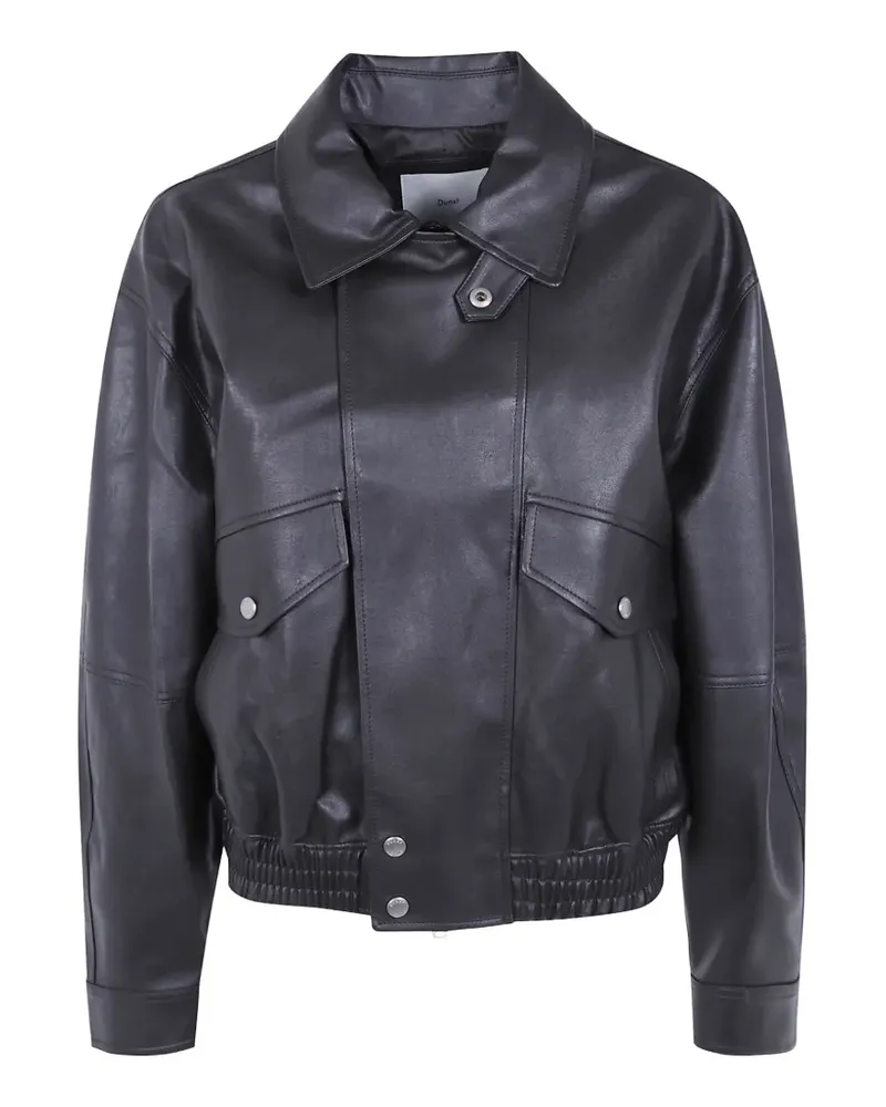 Dunst Sportjacke mit elastischem Saum - Schwarz Schwarz