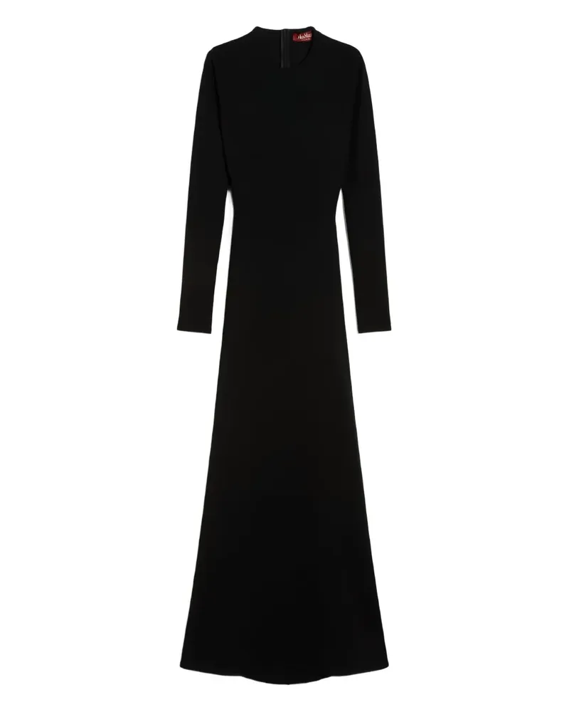 Max Mara Fumana Maxikleid mit Cut-Out - Schwarz Schwarz