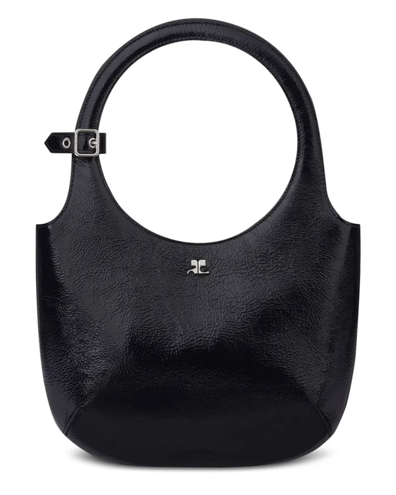 Courrèges Holy Handtasche aus Leder - Schwarz Schwarz