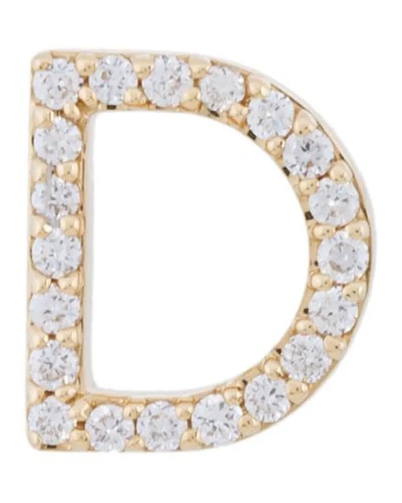 Alinka 18kt ' ID' Gelbgoldohrstecker Metallic