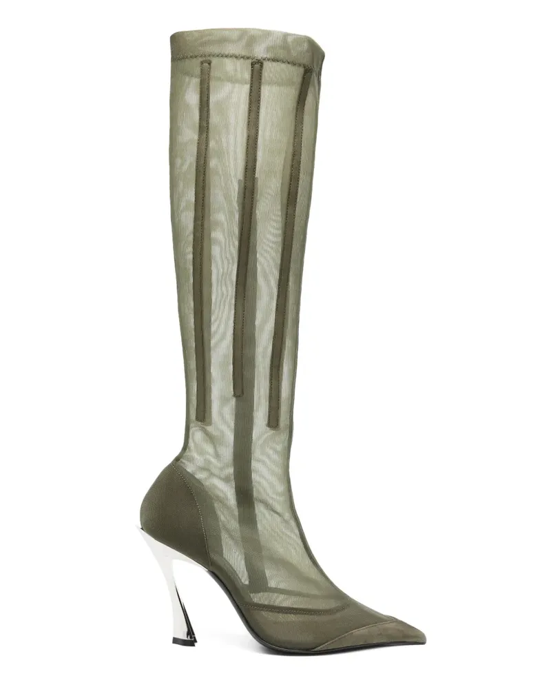 Thierry Mugler Fang Stiefel 95mm - Grün Grün