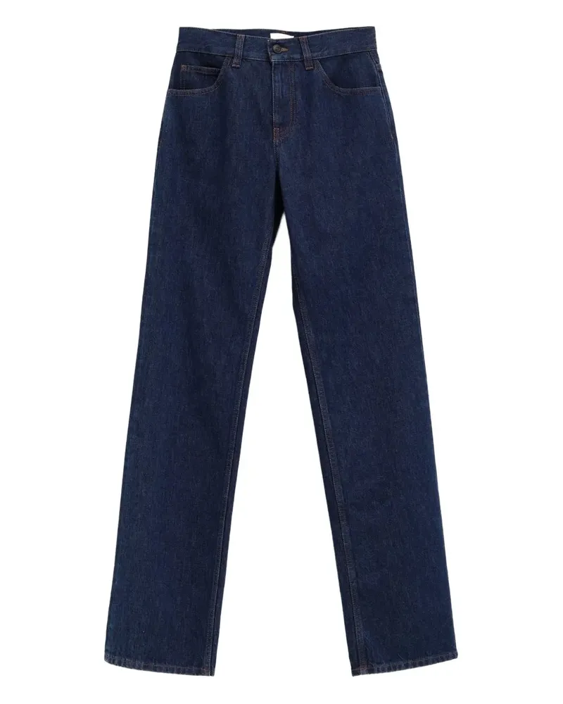 The Row topstitched denim jeans - Blau Blau