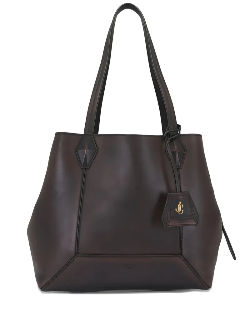 Jimmy Choo Mittelgroße Diamond Tote Bag - Braun Braun