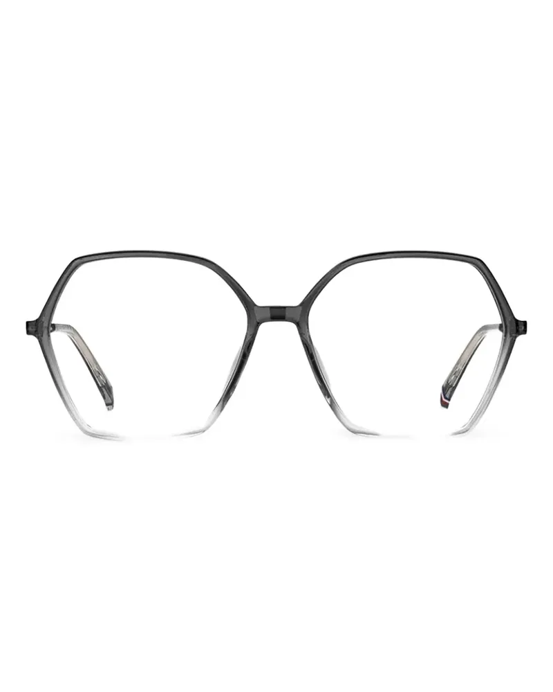 Tommy Hilfiger geometric-frame glasses - Grau Grau