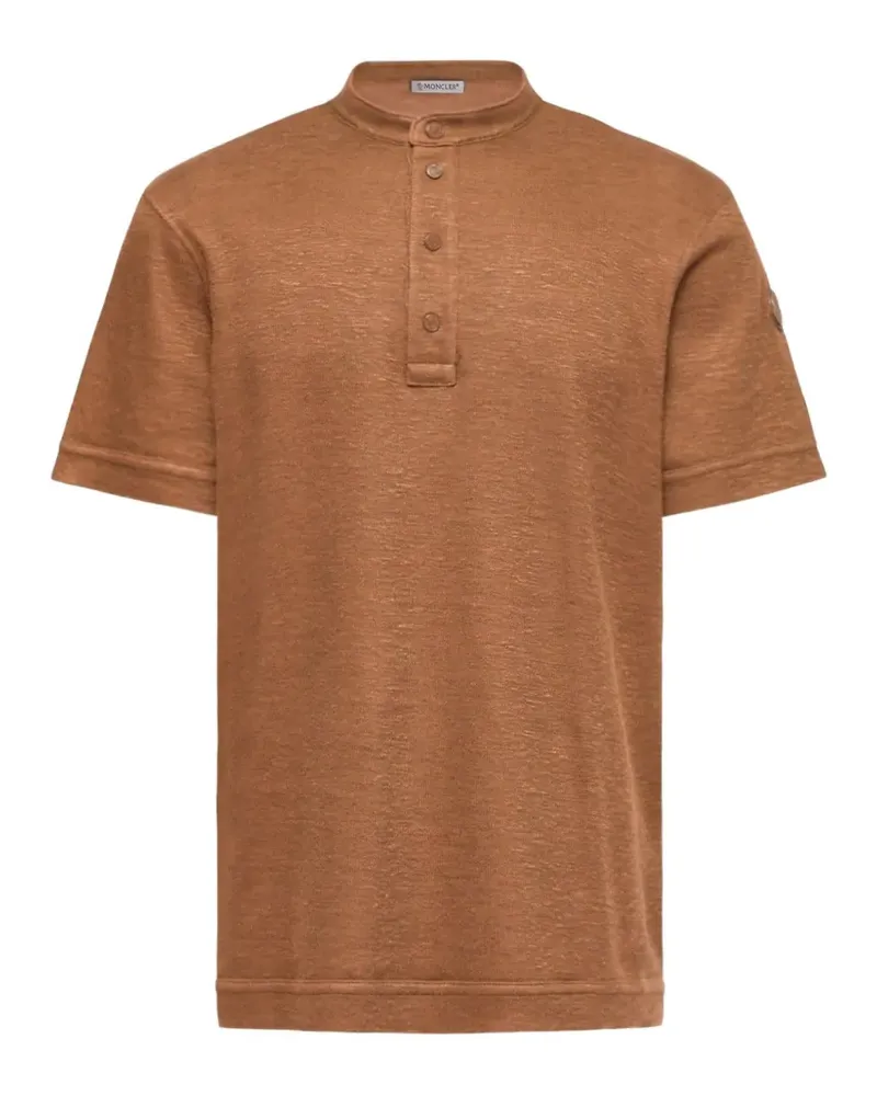 Moncler logo-patch T-shirt - Braun Braun