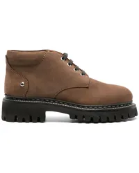 Dsquared2 Schnürstiefel aus Wildleder Braun