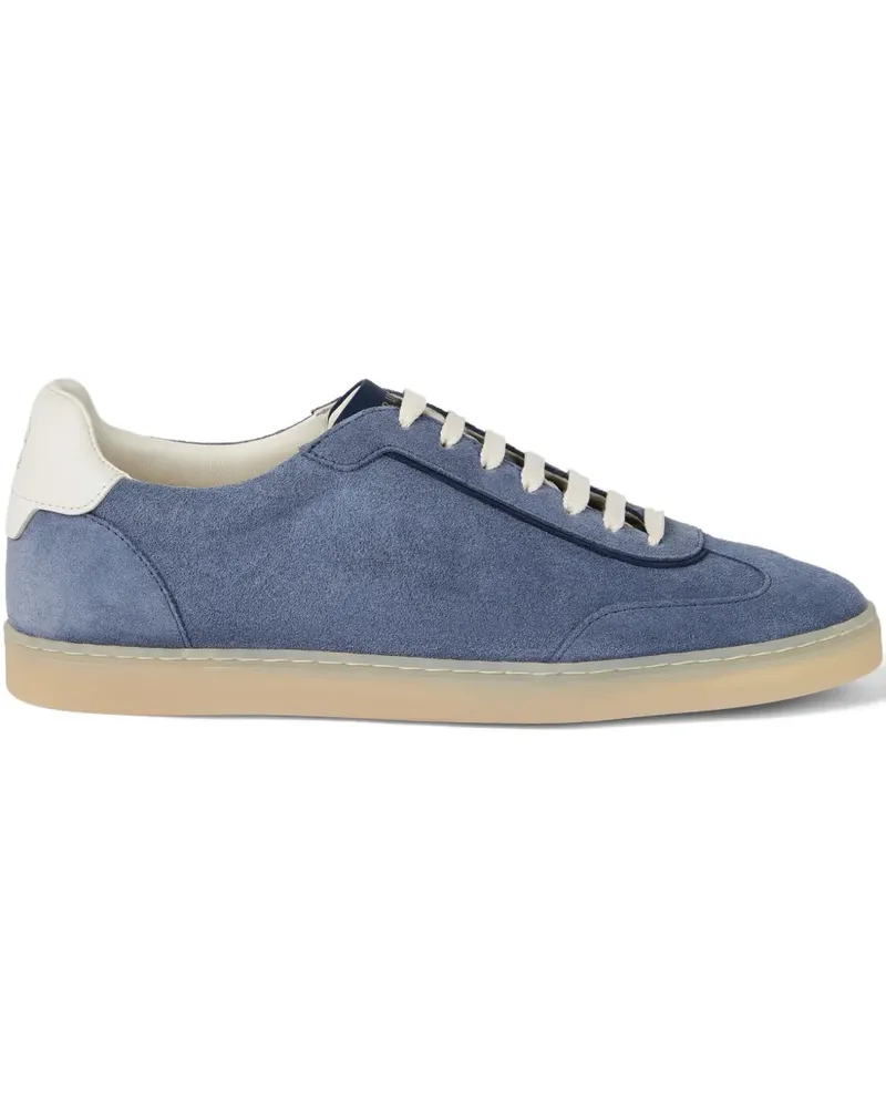 Brunello Cucinelli Sneakers aus Wildleder - Blau Blau