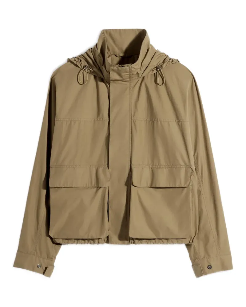 Christophe Lemaire Regenparka mit Kapuze - Nude Nude