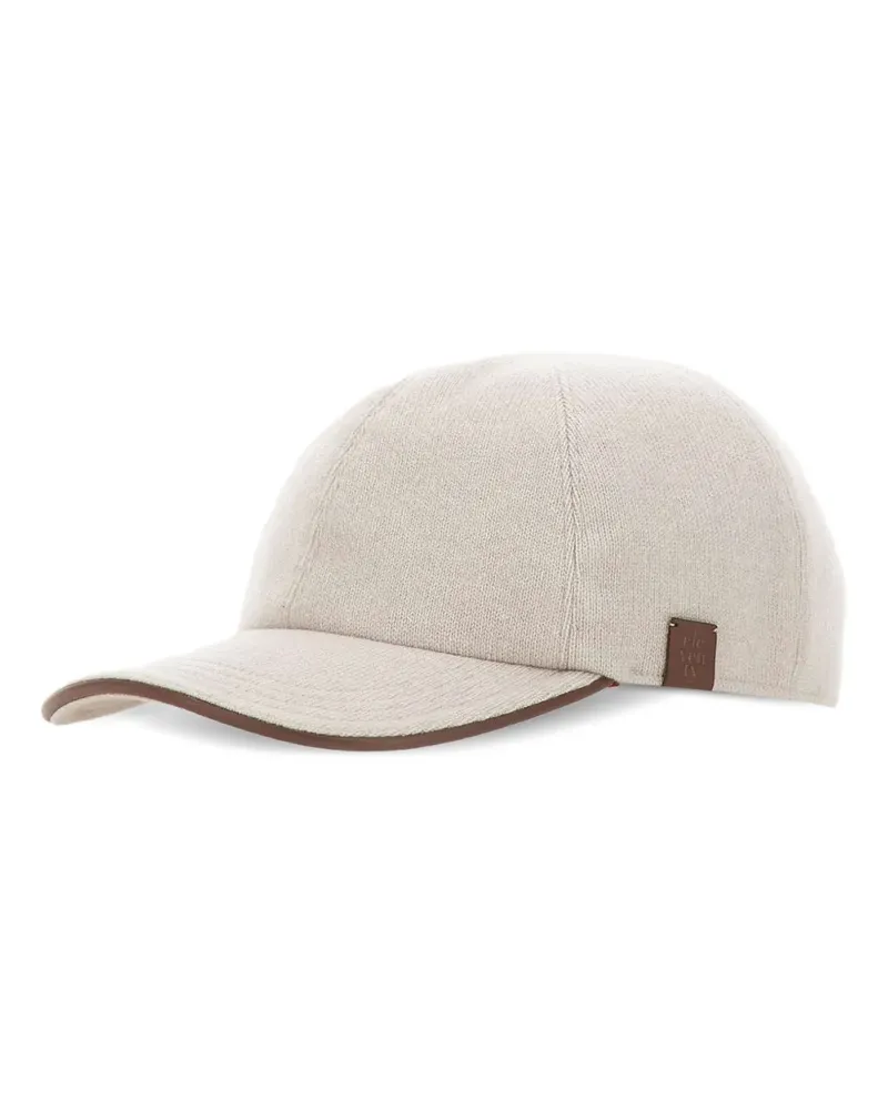 Eleventy Baseballkappe mit Logo-Patch - Nude Nude