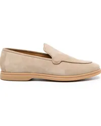 Eleventy Slipper aus Wildleder Nude