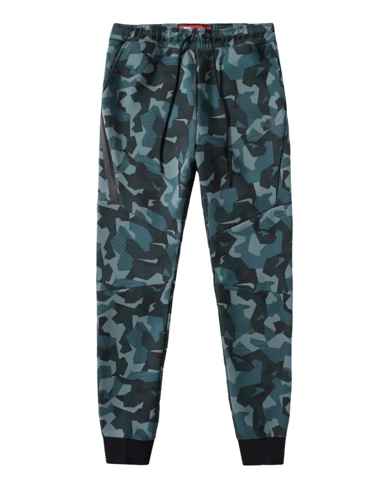Nike camouflage drawstring joggers - Blau Blau