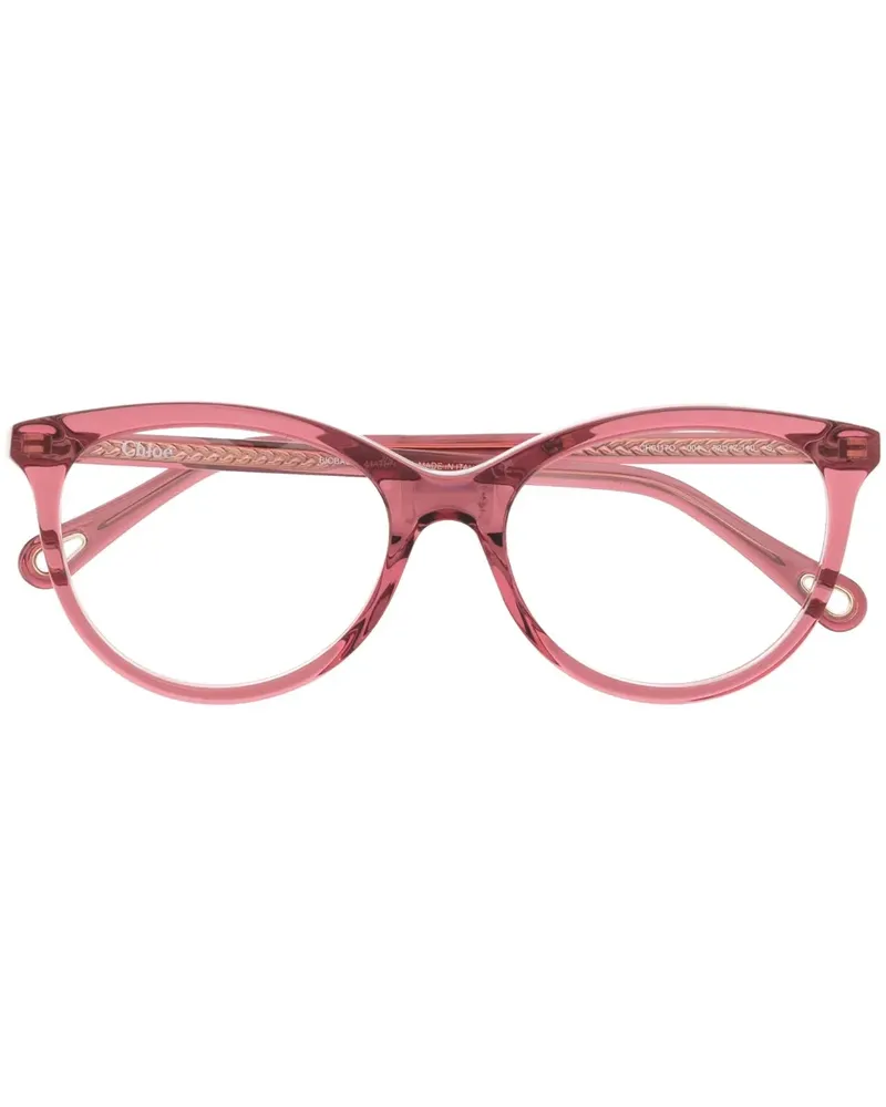 Chloé Brille mit rundem Gestell - Rosa Rosa