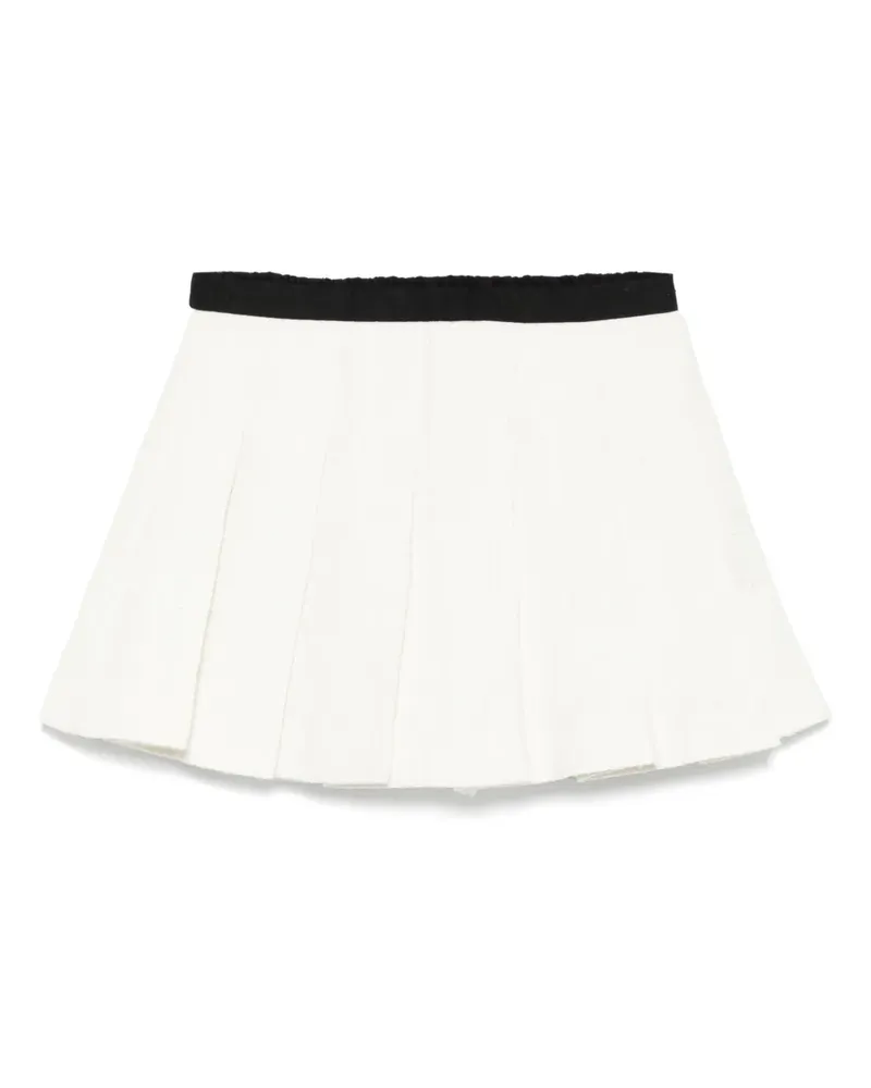 Maje Tweed-Skort - Nude Nude