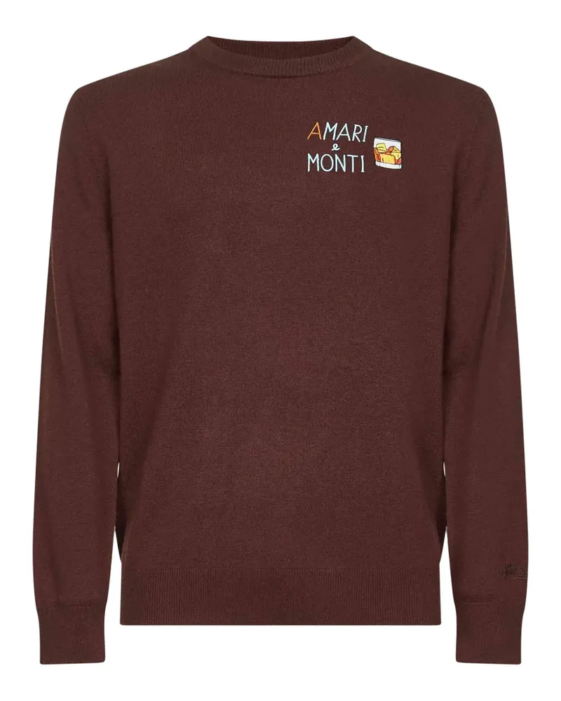 MC2 Saint Barth Pullover mit rundem Ausschnitt - Braun Braun
