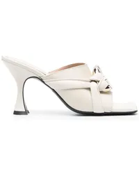 Patrizia Pepe Sabot Mules 100mm Weiß