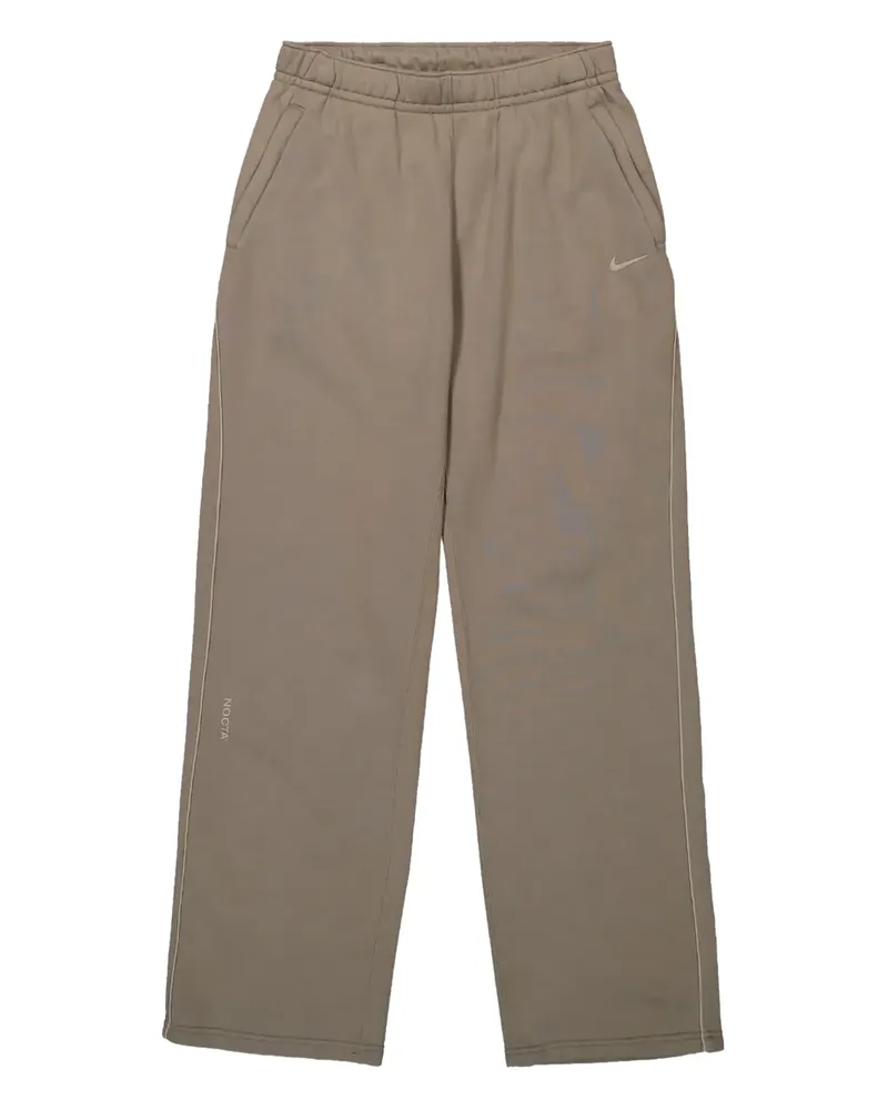 Nike Nocta logo-detail track pants - Grau Grau