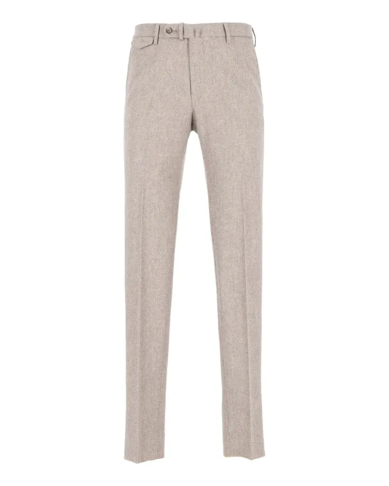 Tagliatore flannel tailored trousers - Nude Nude