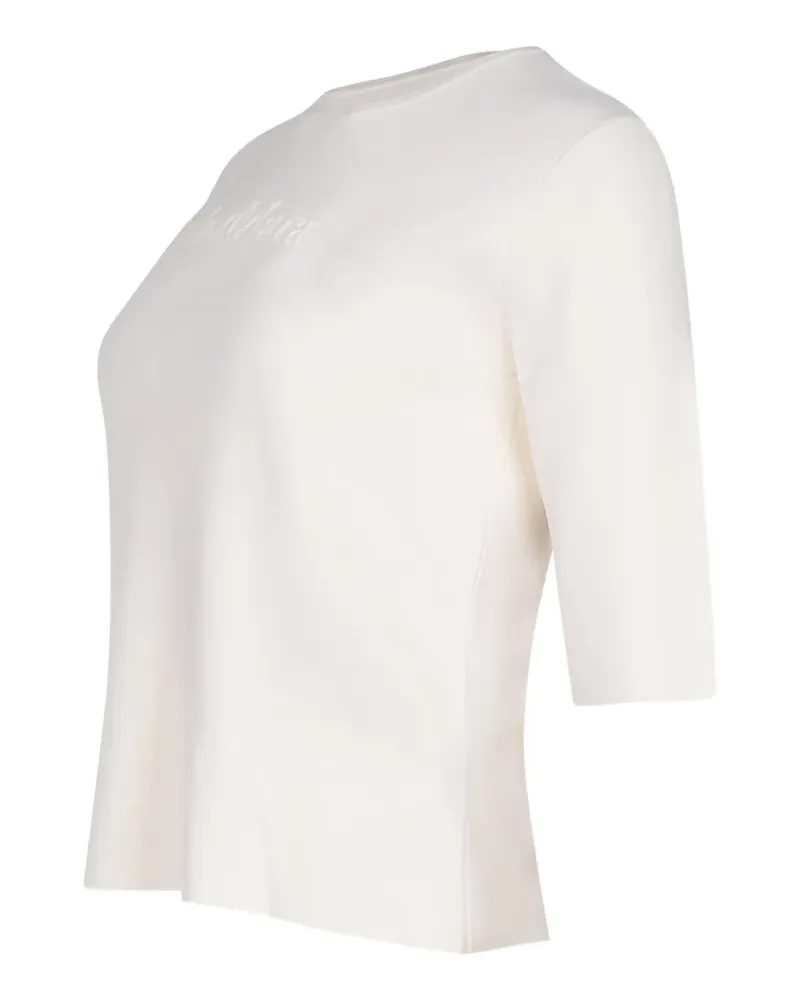 Max Mara three-quarter-sleeve T-shirt - Weiß Weiß