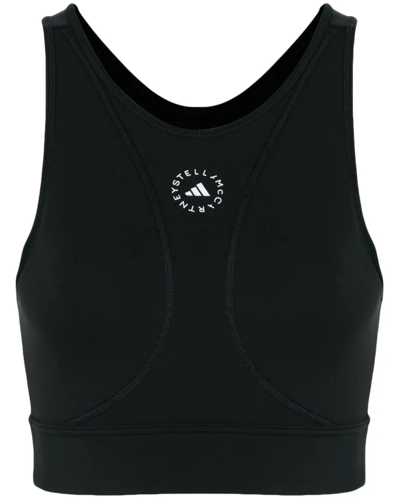 adidas TrueStrength Sport-BH - Schwarz Schwarz