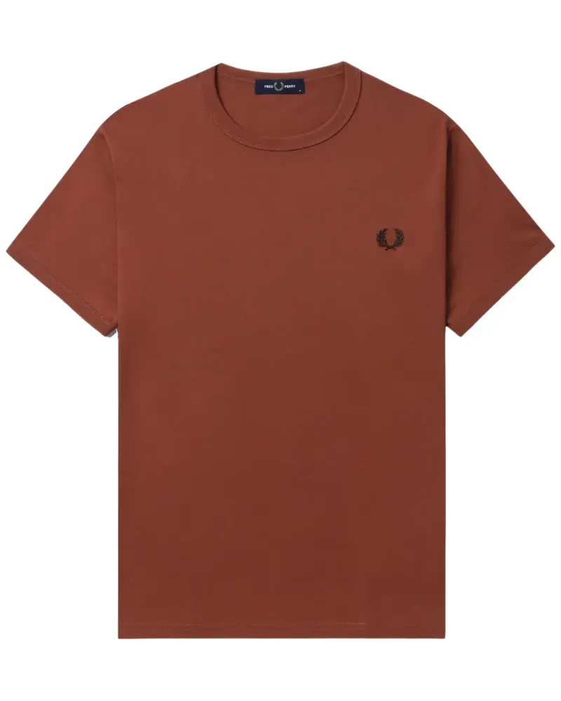 Fred Perry Ringer T-Shirt - Braun Braun