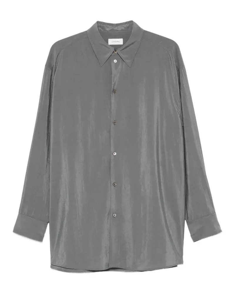 Christophe Lemaire point-collar shirt - Grau Grau