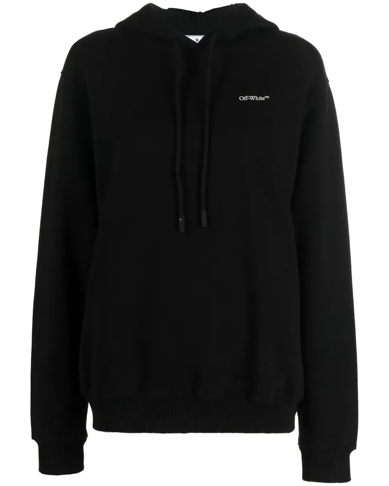 OFF-WHITE Hoodie mit Arrows-Print - Schwarz Schwarz