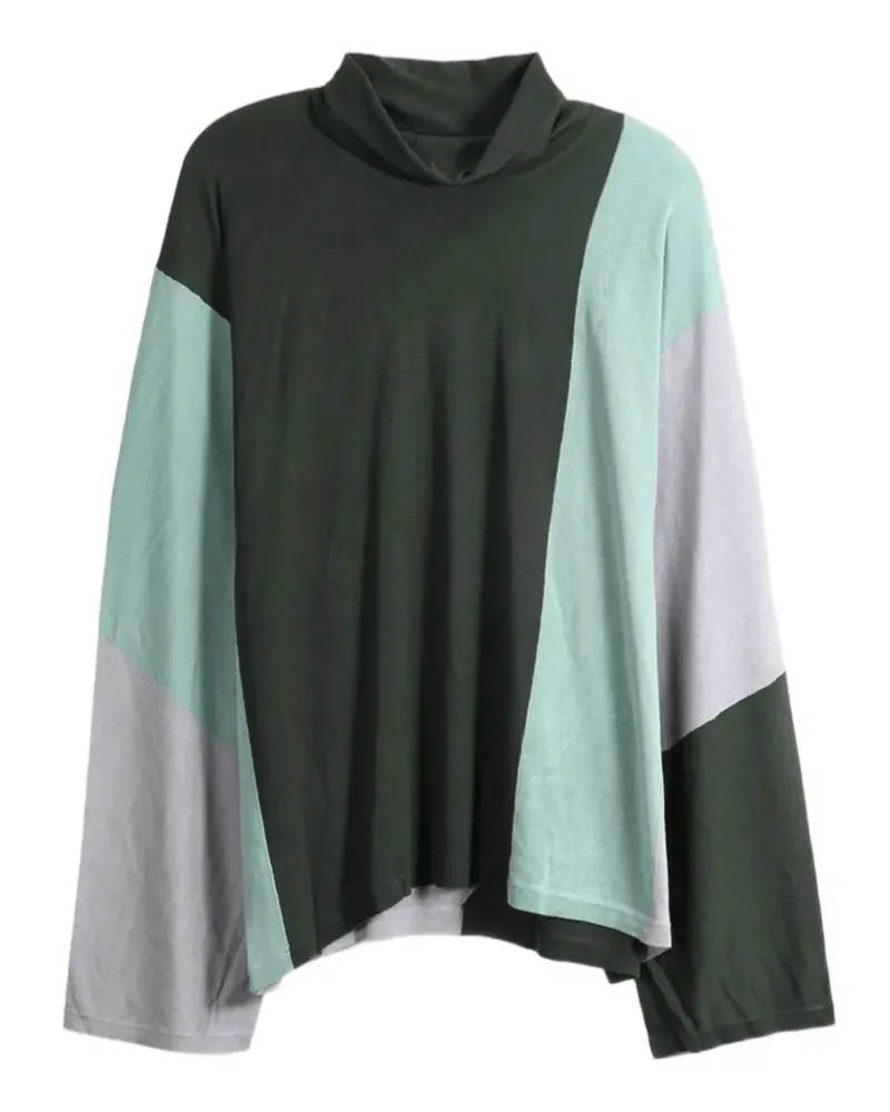 KIKO KOSTADINOV Pullover in Colour-Block-Optik - Grün Grün