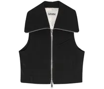 Weste mit Reißverschluss - Schwarz