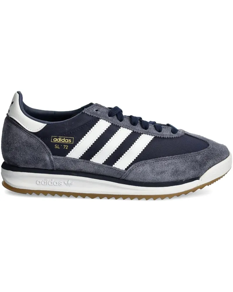 adidas Sneakers aus Wildleder mit Streifen - Blau Blau