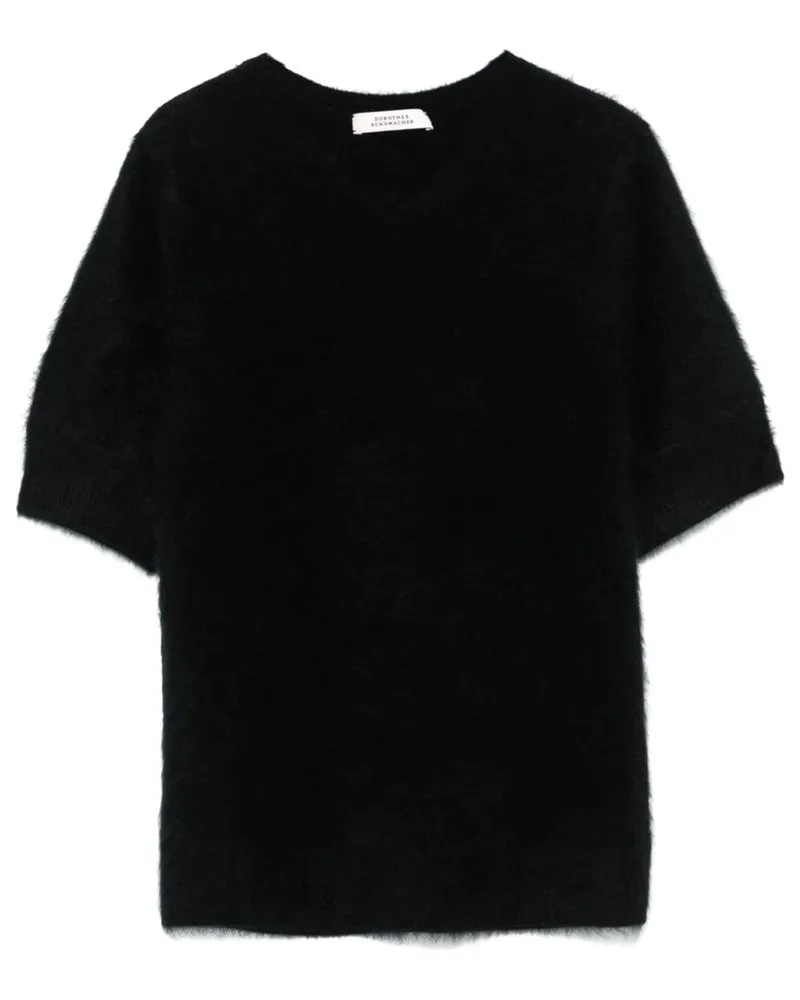 Dorothee Schumacher Flauschiger Kaschmirpullover - Schwarz Schwarz