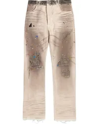 GALLERY DEPT. Hollywood Jeans im Distressed-Look Nude