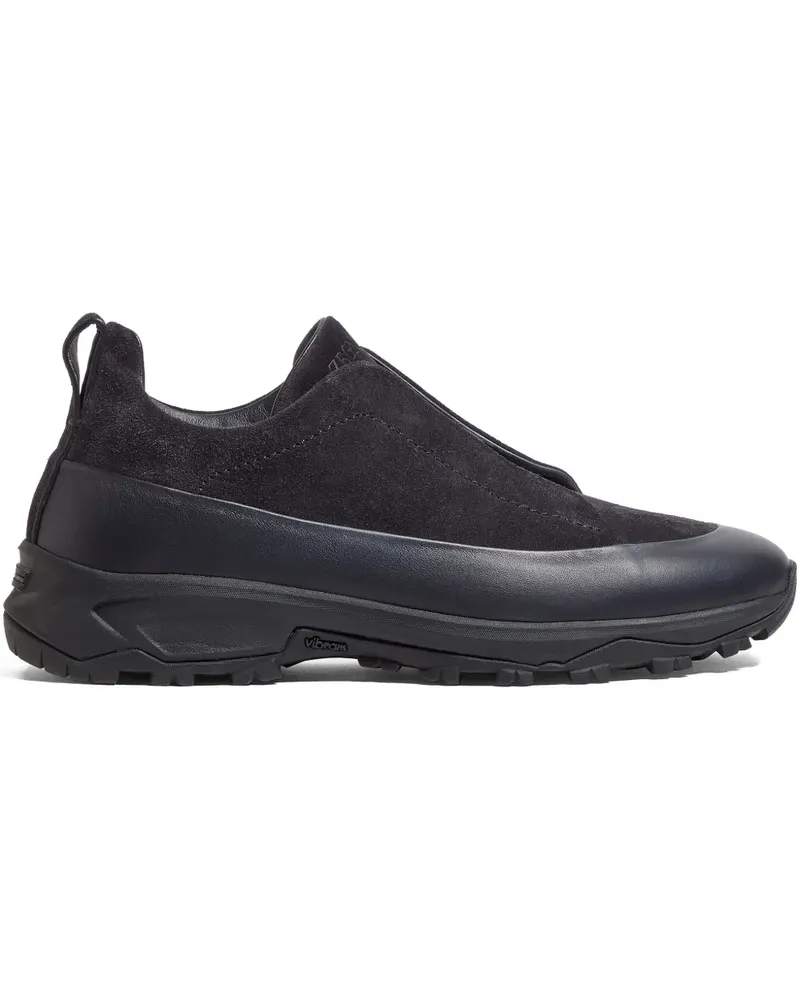Ermenegildo Zegna Triple Stitch™ Sneakers aus Wildleder - Schwarz Schwarz