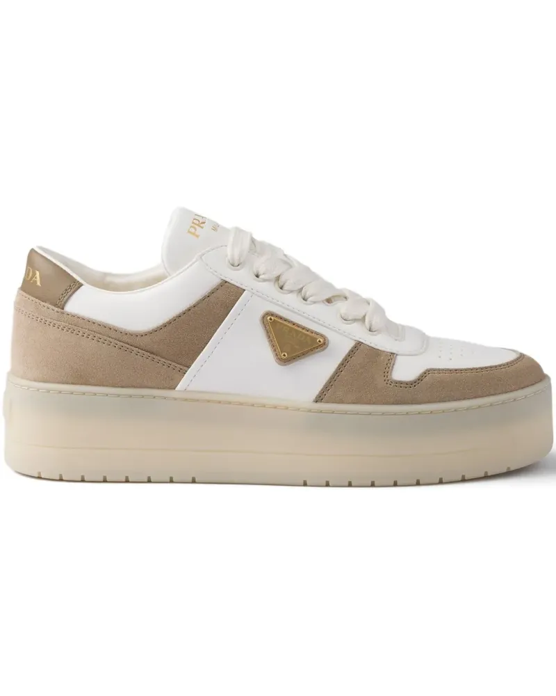 Prada Downtown Bold Sneakers - Nude Nude