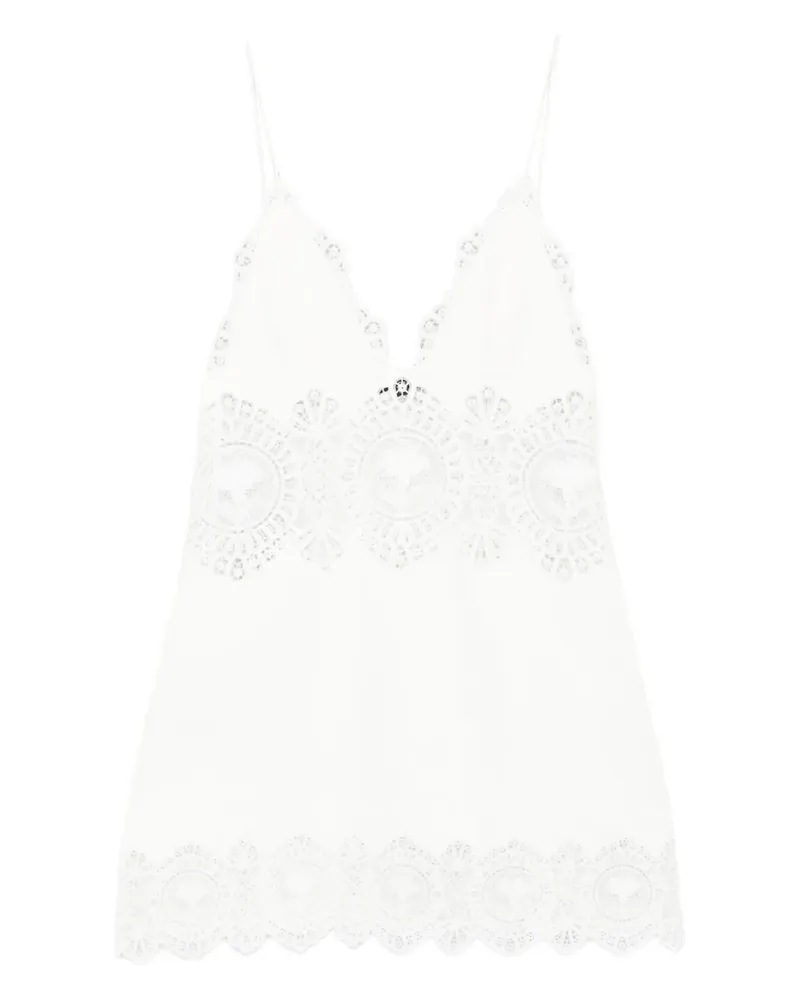 Retrofête Karlie Kleid - Weiß Weiß
