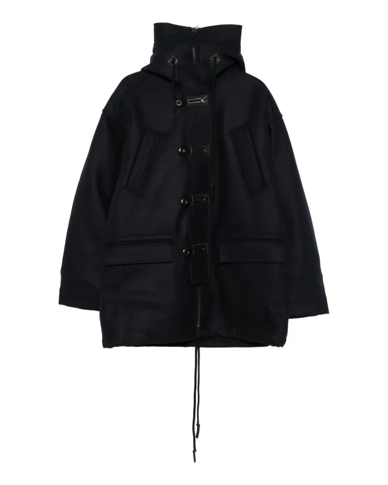 G-STAR RAW toggle-fastening hooded coat - Blau Blau