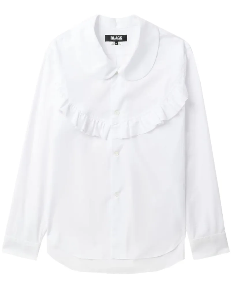 Comme des Garçons Hemd mit Rüschenbesatz - Weiß Weiß
