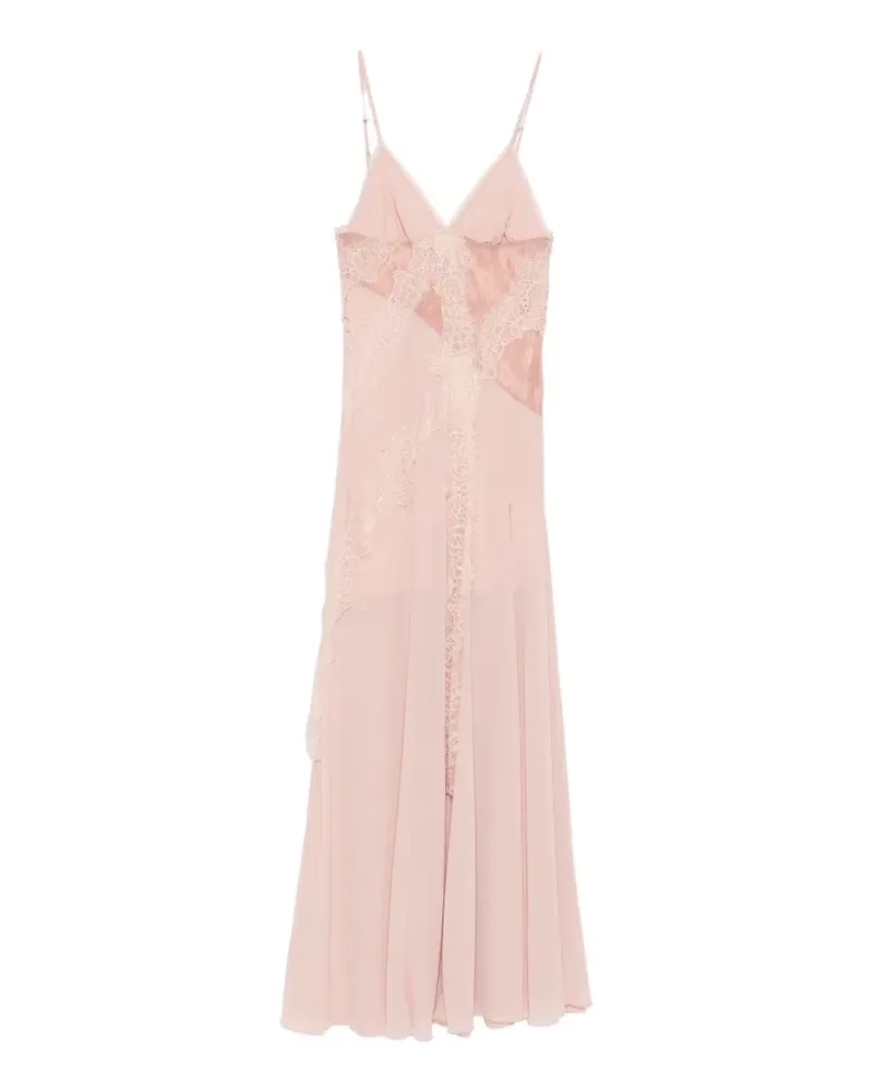 Aniye By lace-trim maxi dress - Rosa Rosa