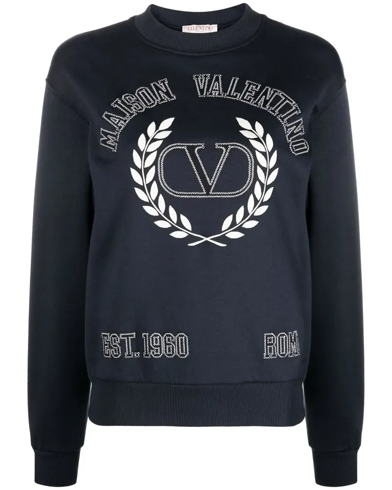 Valentino Garavani Besticktes Sweatshirt - Blau Blau