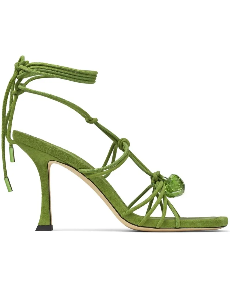 Jimmy Choo Jemma Sandalen 90mm - Grün Grün